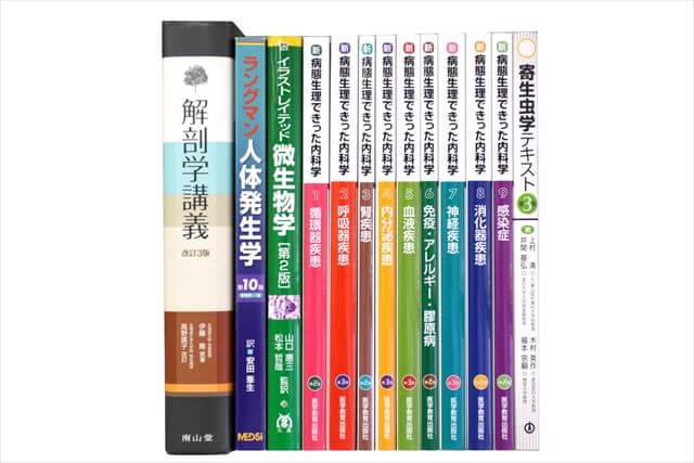 医学書･医学専門書、解剖学・生物学の教科書・専門書の買取