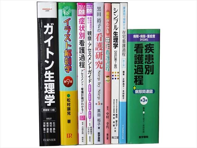 医学書･医学専門書、解剖学・看護学の教科書・専門書の買取