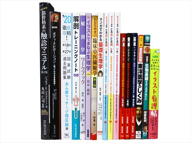 医学書・医学専門書、解剖学の教科書・専門書等の買取