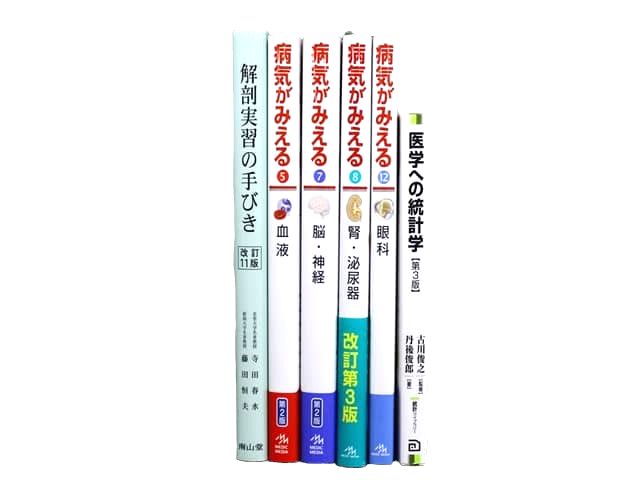 医学書・医学専門書、解剖学の教科書・専門書等の買取