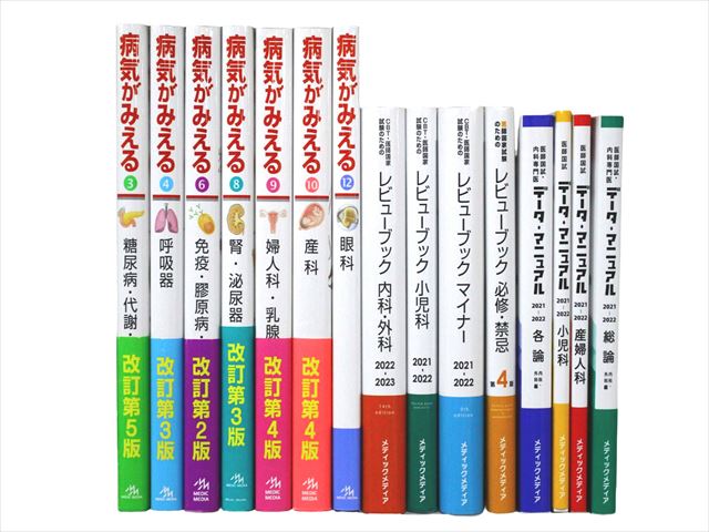 医学書・医学専門書、医師国家試験参考書・問題集等の買取