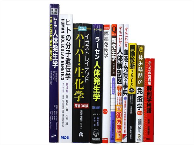 医学書・医学専門書、解剖学の教科書・専門書等の買取