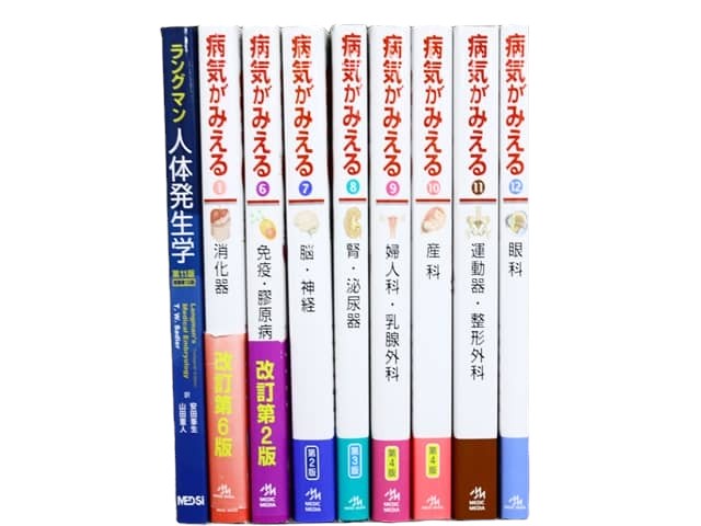 医学書・医学専門書、生化学の教科書・専門書等の買取