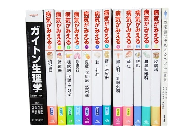 医学書・医学専門書、生理学の教科書・専門書等の買取